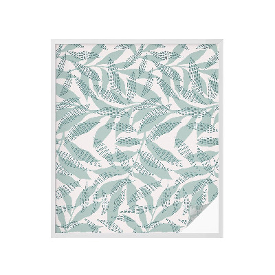 Dekoračná fólia na sklo vitráž Zelené listy