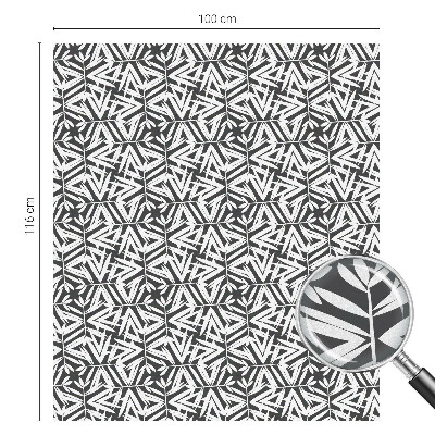 Samolepiaca fólia na sklo Geometrické listy