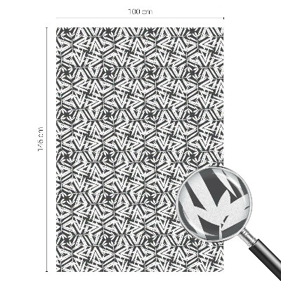 Samolepiaca fólia na sklo Geometrické listy