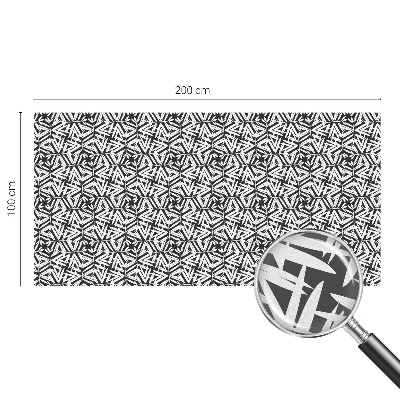 Samolepiaca fólia na sklo Geometrické listy