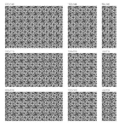 Samolepiaca fólia na sklo Geometrické listy