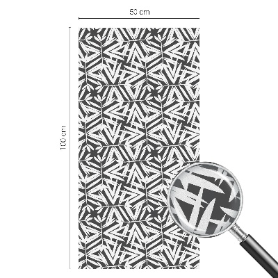 Samolepiaca fólia na sklo Geometrické listy