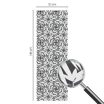 Samolepiaca fólia na sklo Geometrické listy