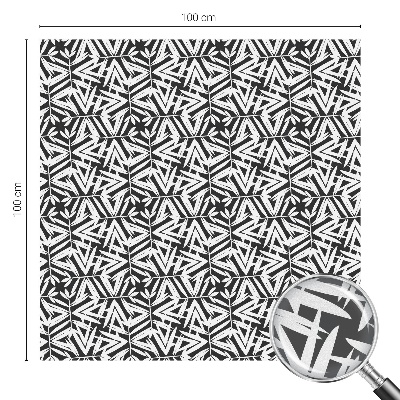 Samolepiaca fólia na sklo Geometrické listy