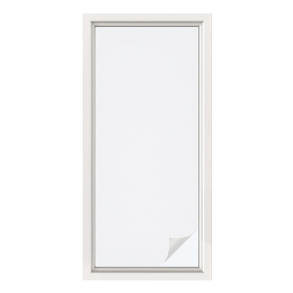 Privátna fólia na okno vitrážová Jemná biela