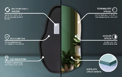 Nepravidelne led zrkadlo unikátne