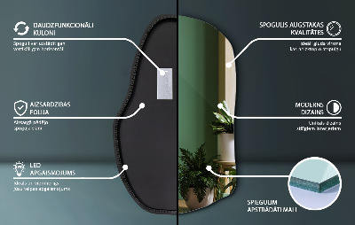 Nepravidelne led zrkadlo unikátne