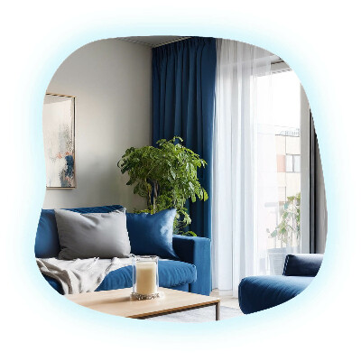 LED zrkadlá s organickým tvarom moderný doplnok