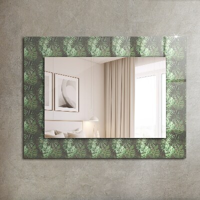 Dekoračné zrkadlo na stenu Tropické listy