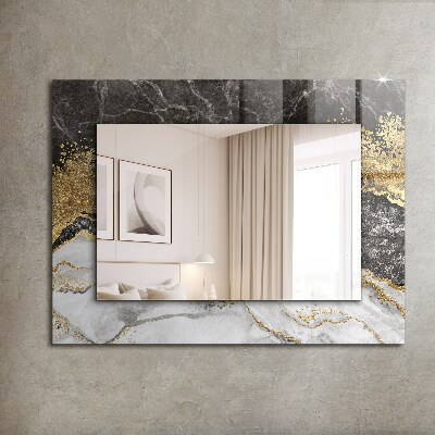 Dekoračné zrkadlo na stenu Abstraktný mramor so žilami