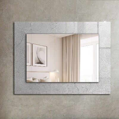 Zrkadlo rám s potlačou Popraskaný betónový povrch