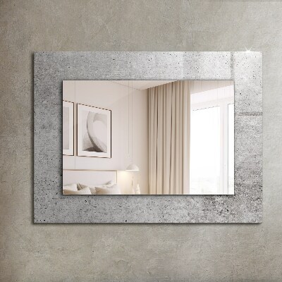 Zrkadlo rám s potlačou Textúra betónovej steny