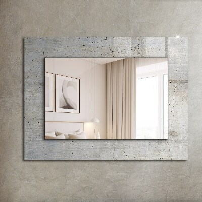 Zrkadlo s motívom Popraskaná betónová stena