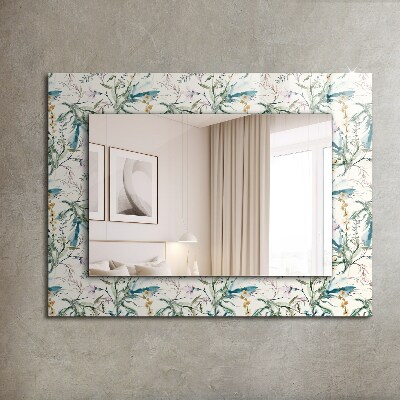 Zrkadlo s motívom Kvetinový akvarelový vzor