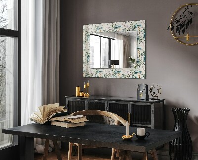 Zrkadlo s motívom Kvetinový akvarelový vzor