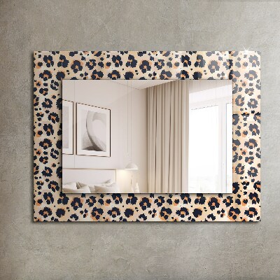 Dekoračné zrkadlo na stenu Leopardí vzor