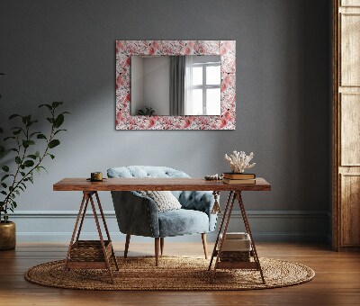 Zrkadlo s motívom Ružoví plameniaci