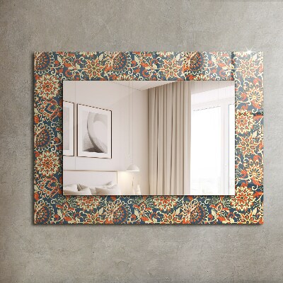 Dekoračné zrkadlo na stenu Kvetinový vzor tapety