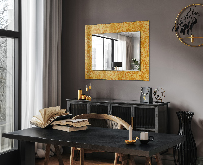 Zrkadlo s motívom Oranžový vzor listov