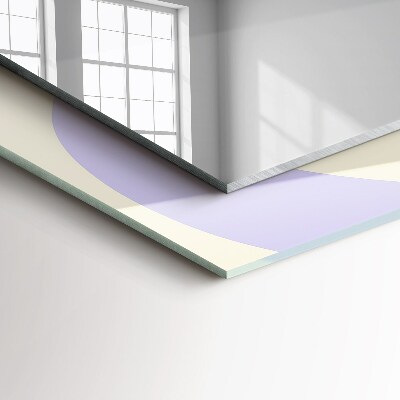 Zrkadlo rám s potlačou Abstraktné farebné vzory