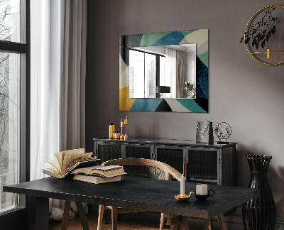 Zrkadlo rám s potlačou Abstraktné farebné vzory