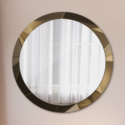 Okrúhle ozdobné zrkadlo Moderná abstrakcia