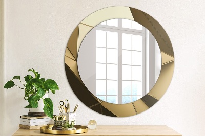 Okrúhle ozdobné zrkadlo Moderná abstrakcia