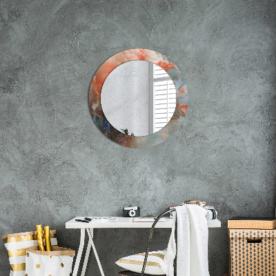 Okrúhle ozdobné zrkadlo na stenu Onyx mranice