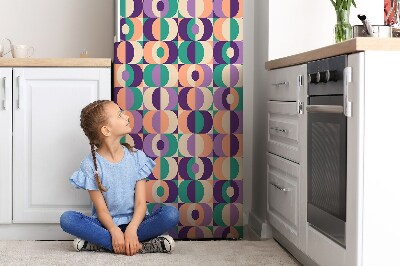 Magnetický kryt na chladničku Štvorce a kolesá