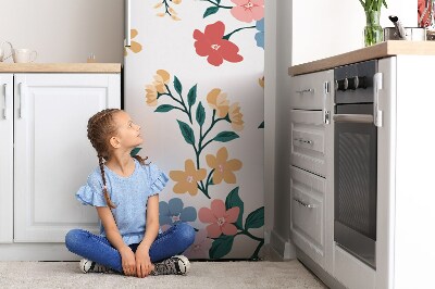 Dekoratívne magnety na chladničku Farebné kvety