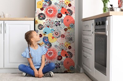 Magnetický kryt na chladničku Kvetinový vzor