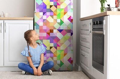 Magnetický kryt na chladničku Farebná mozaika