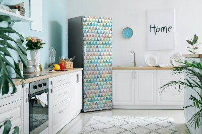 Dekoratívne magnety na chladničku Geometrické trojuholníky
