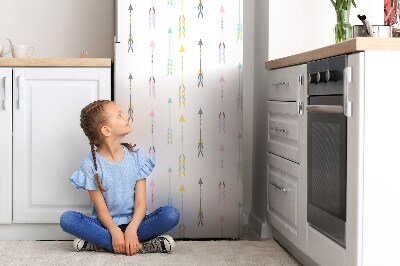 Dekoratívne magnety na chladničku Minimalistické farebné šípky