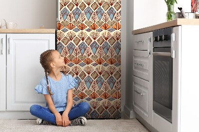 Dekoratívne magnety na chladničku Hnedý vzor