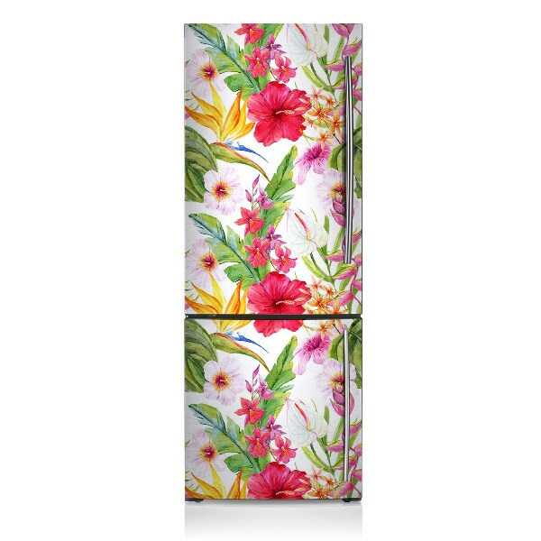 Magnetický kryt na chladničku Exotický hibiscus