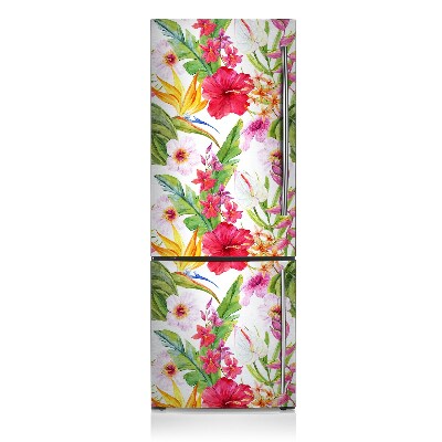Magnetický kryt na chladničku Exotický hibiscus