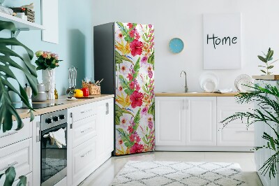 Magnetický kryt na chladničku Exotický hibiscus