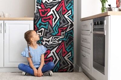 Magnetický kryt na chladničku Graffiti