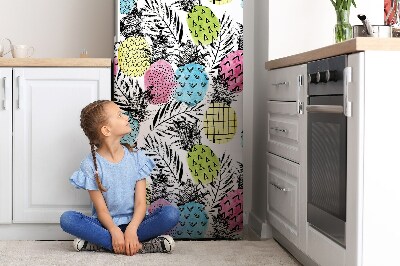 Magnetický kryt na chladničku Farebný ananás