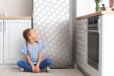 Dekoratívne magnety na chladničku 3d štvorcový vzor