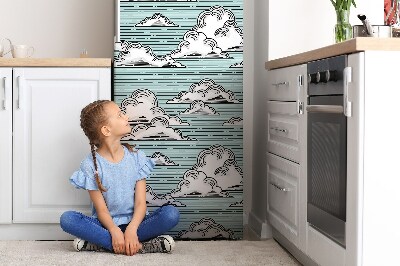 Dekoratívne magnety na chladničku Kreslenie v oblaku