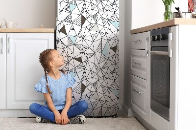 Magnetický kryt na chladničku Geometrický vzor
