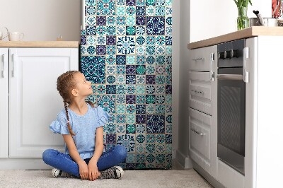 Magnetický kryt na chladničku Pekná patchwork