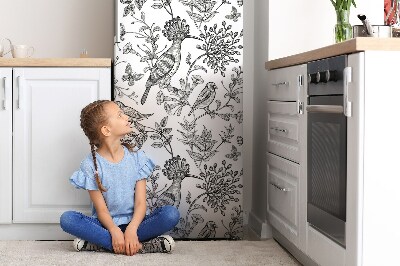 Dekoratívne magnety na chladničku Načrtnuté vtáky