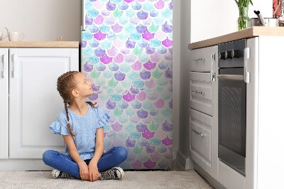 Magnetický kryt na chladničku Farebné kvapky