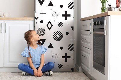 Magnetický kryt na chladničku Geometrický vzor