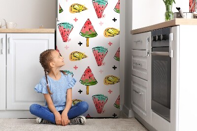 Dekoratívne magnety na chladničku Melón na palici
