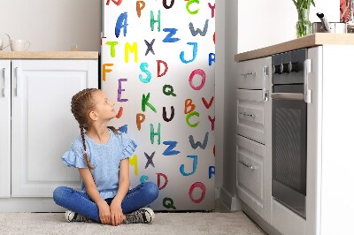 Magnetický kryt na chladničku Farebné písmená