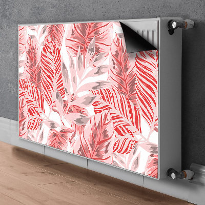 Dekoračný magnetický kryt na radiátor Růžová džungle